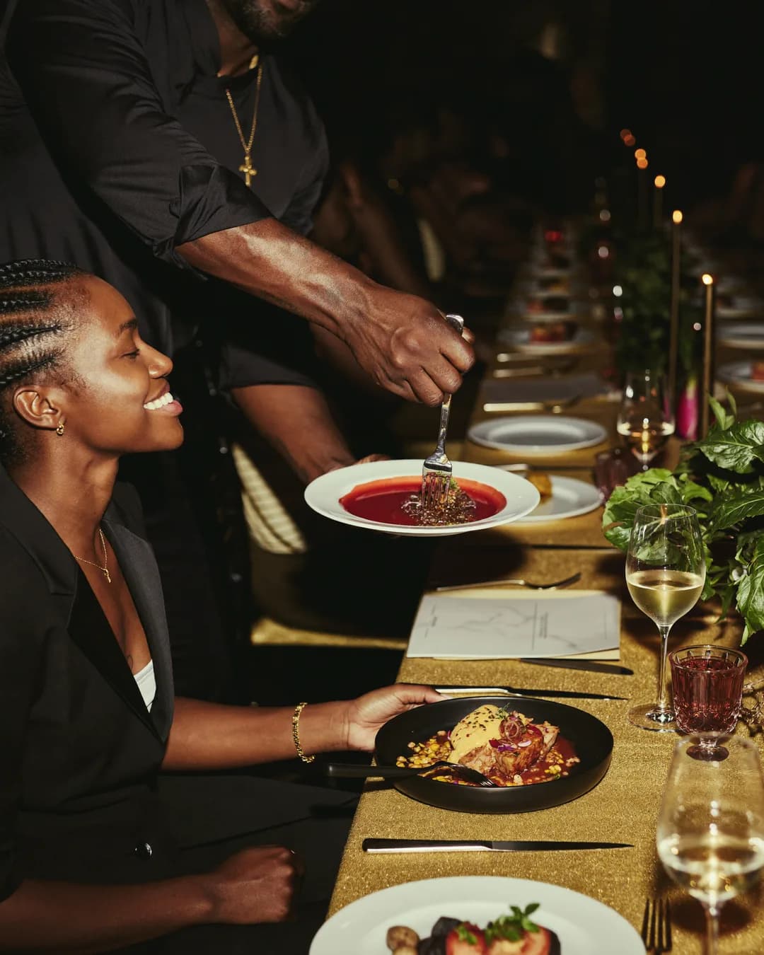 Guests at the Chef’s Table dinner
